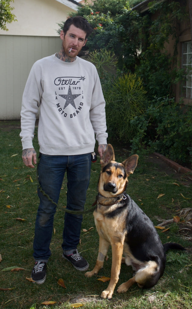 STAR SHIELD Sweatshirt STONE