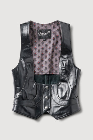 VENUS Leather Vest – STELLAR Moto Brand